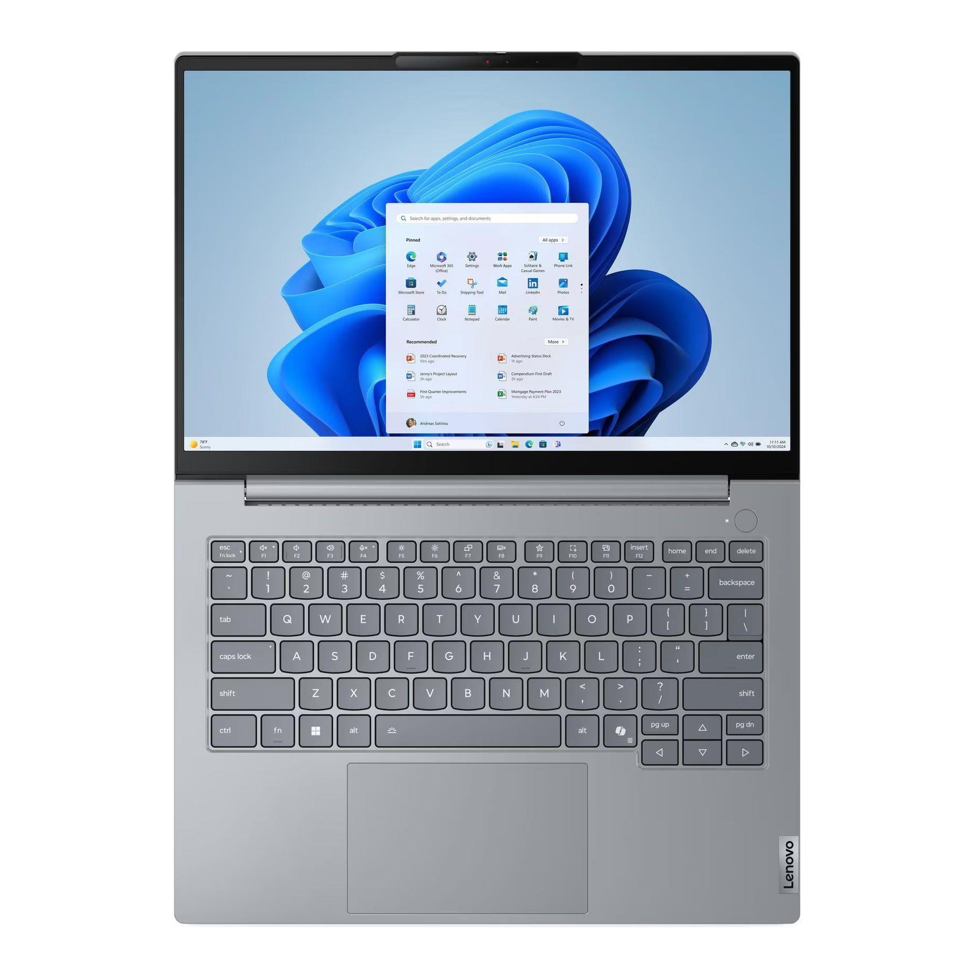 Notebook Lenovo ThinkBook 14 G8 IRL 14"WUXGA/i5-13420H/16GB/SSD512GB/UHD/11PR Arctic Grey 3Y — zdjęcie 4