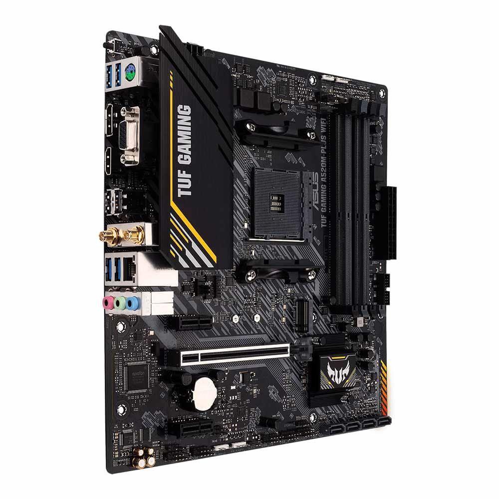 Płyta Asus TUF GAMING A520M-PLUS WIFI /A520/DDR4/SATA3/M.2/USB3.0/WiFi/BT/PCIe3.0/AM4/mATX — zdjęcie 2