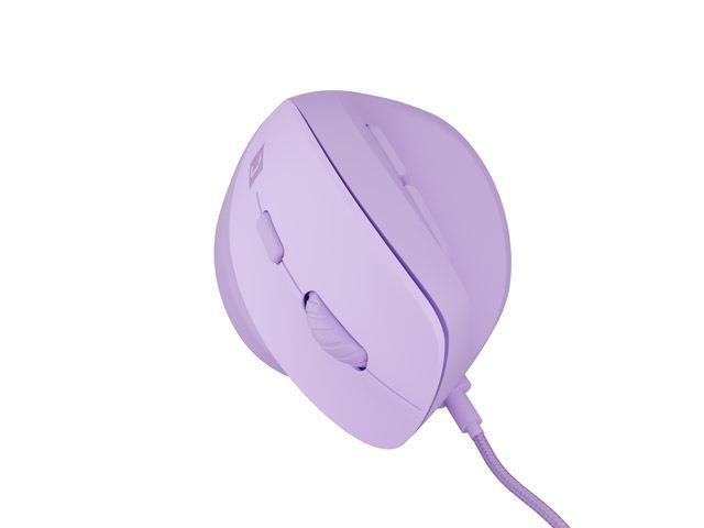 Mysz przewodowa Natec Crake 2 PRO 12800dpi wertykalna programowalna optyczna pure lavender — zdjęcie 8