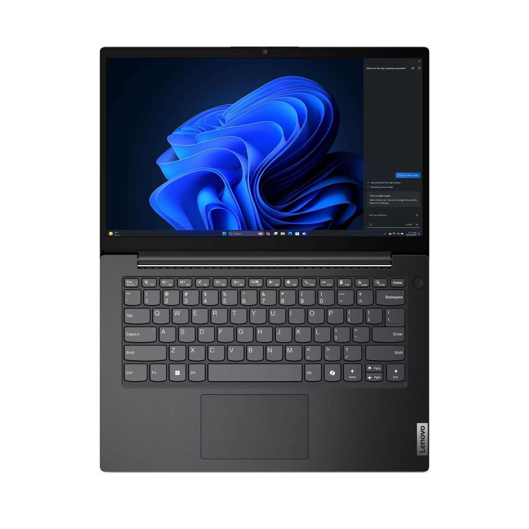 Notebook Lenovo V14 G5 IRL 14"FHD/i5-13420H/16GB/SSD512GB/UHD/11PR Business Black 3Y Onsite — zdjęcie 4