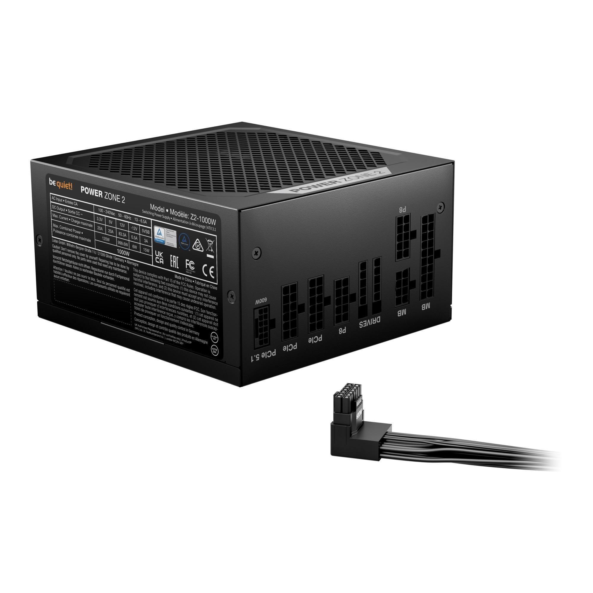 Zasilacz be quiet! Power Zone 2 1000W 140mm 80+Platinum aPFC — zdjęcie 3