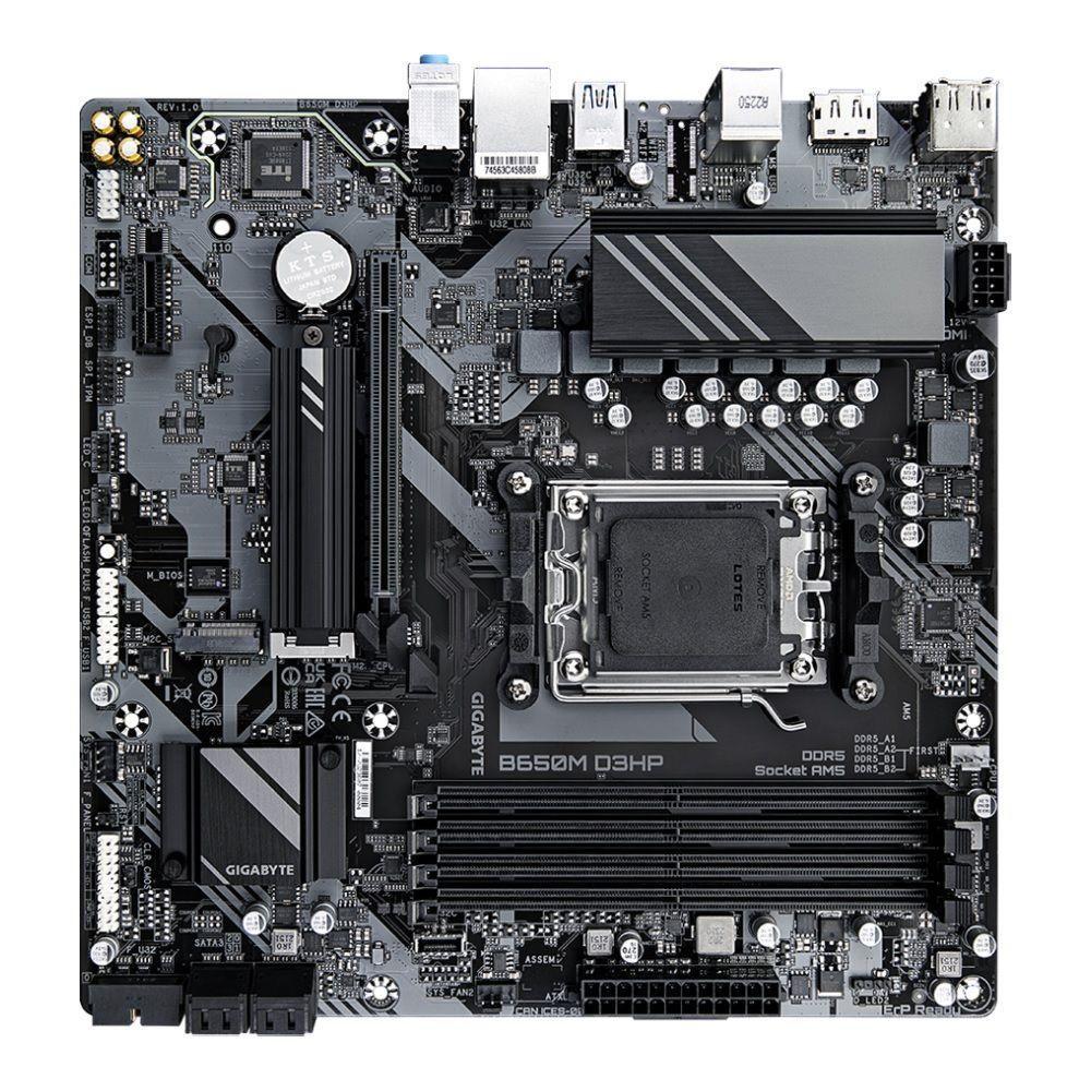 Płyta Gigabyte B650M D3HP /AMD B650/DDR5/SATA3/M.2/USB3.0/PCIe4.0/AM5/mATX — zdjęcie 3