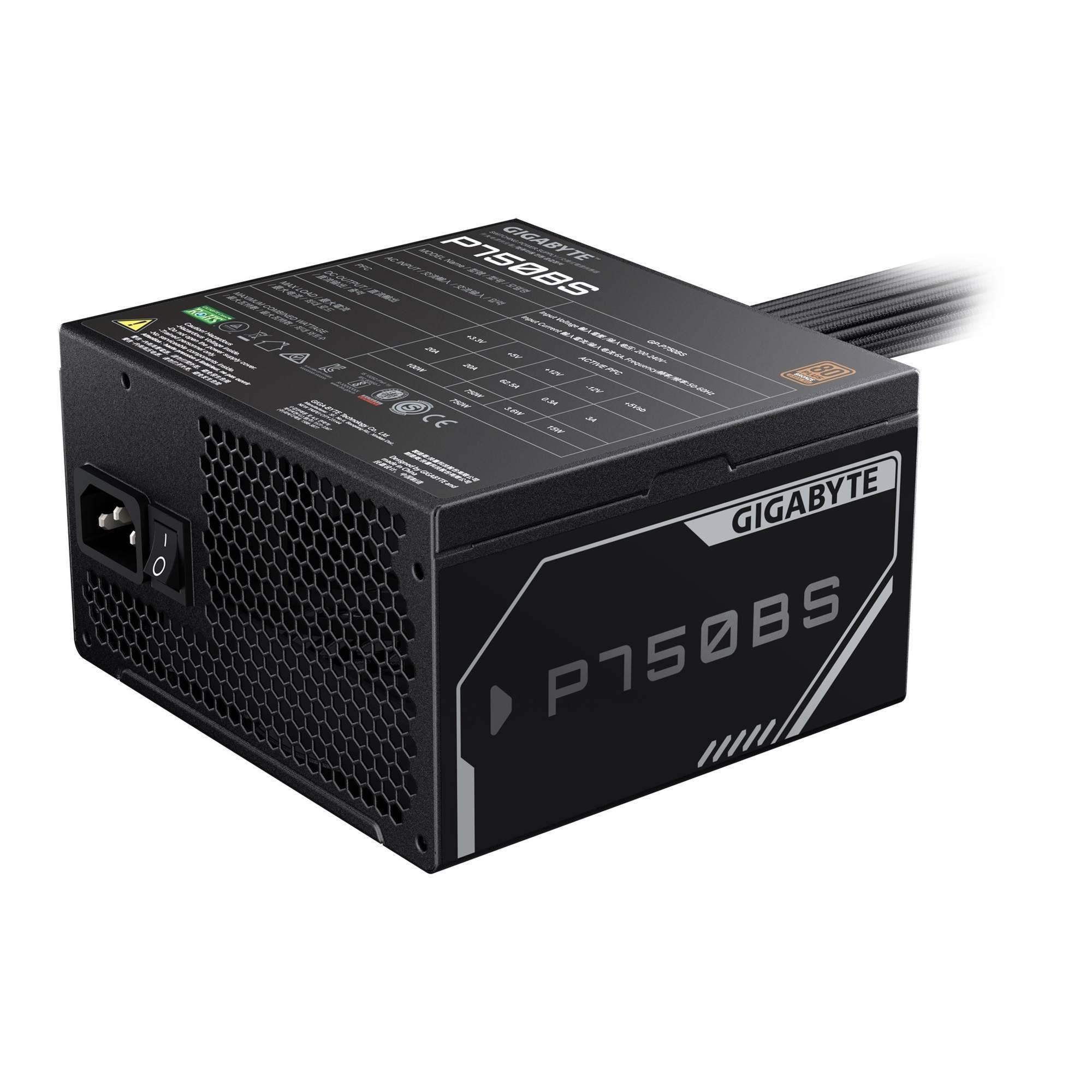 Zasilacz Gigabyte GP-P750BS 750W 120mm 80+Bronze aPFC — zdjęcie 3