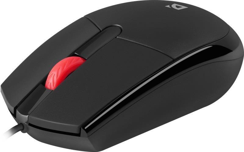 Mysz przewodowa Defender DELTA MM-523 1000dpi bezklikowa silent — zdjęcie 2