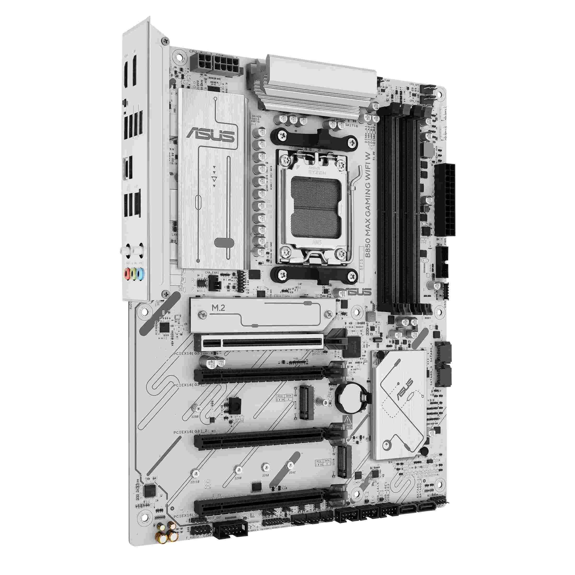Płyta Asus B850 MAX GAMING WIFI W /AMD B850/DDR5/SATA3/M.2/USB3.1/PCIe5.0/WiFi/BT/AM5/ATX — zdjęcie 2