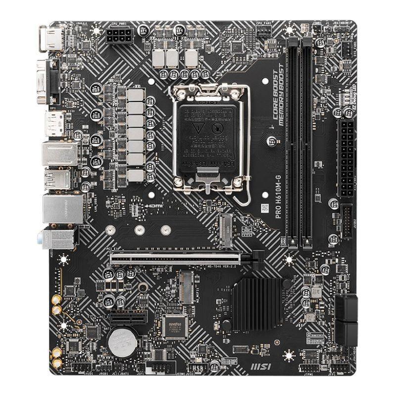 Płyta MSI PRO H610M-G /H610/DDR5/SATA3/M.2/USB3.0/PCIe4.0/s.1700/mATX — zdjęcie 1