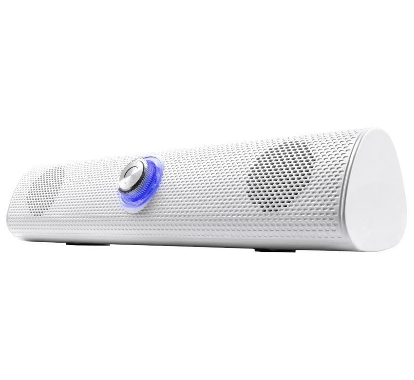 Głośnik Defender Z11 Soundbar 6W USB LED Podświetlany Biały — zdjęcie 2