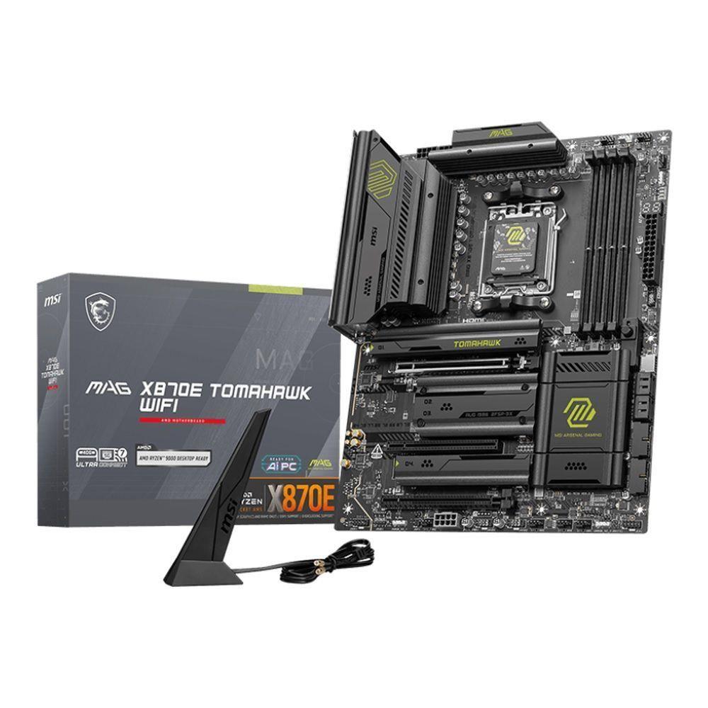 Płyta MSI MAG X870E TOMAHAWK WIFI /AMD X870/DDR5/SATA3/M.2/USB4/WiFi/BT/PCIe5.0/AM5/ATX — zdjęcie 5
