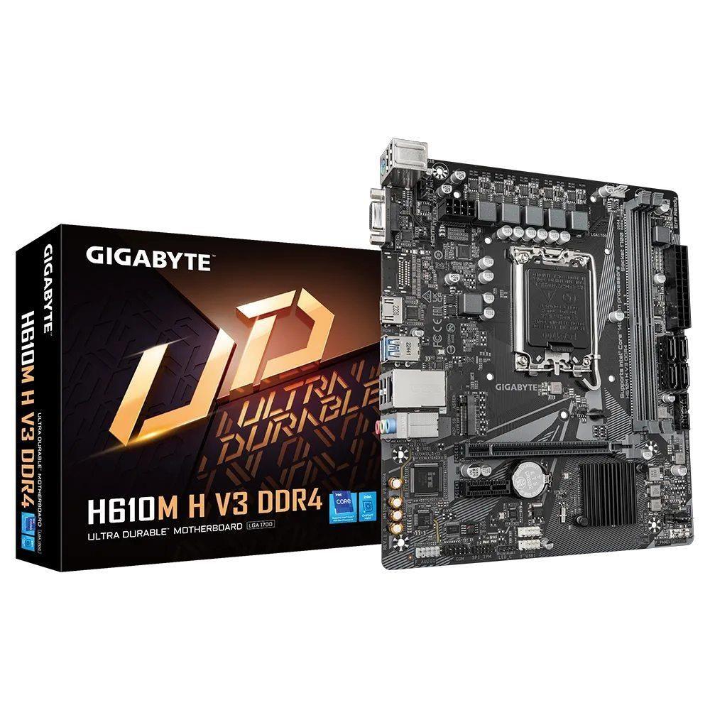Płyta Gigabyte H610M H V3 DDR4 (rev. 1.0) /H610/DDR4/SATA3/M.2/USB3.0/PCIe4.0/s.1700/mATX — zdjęcie 5
