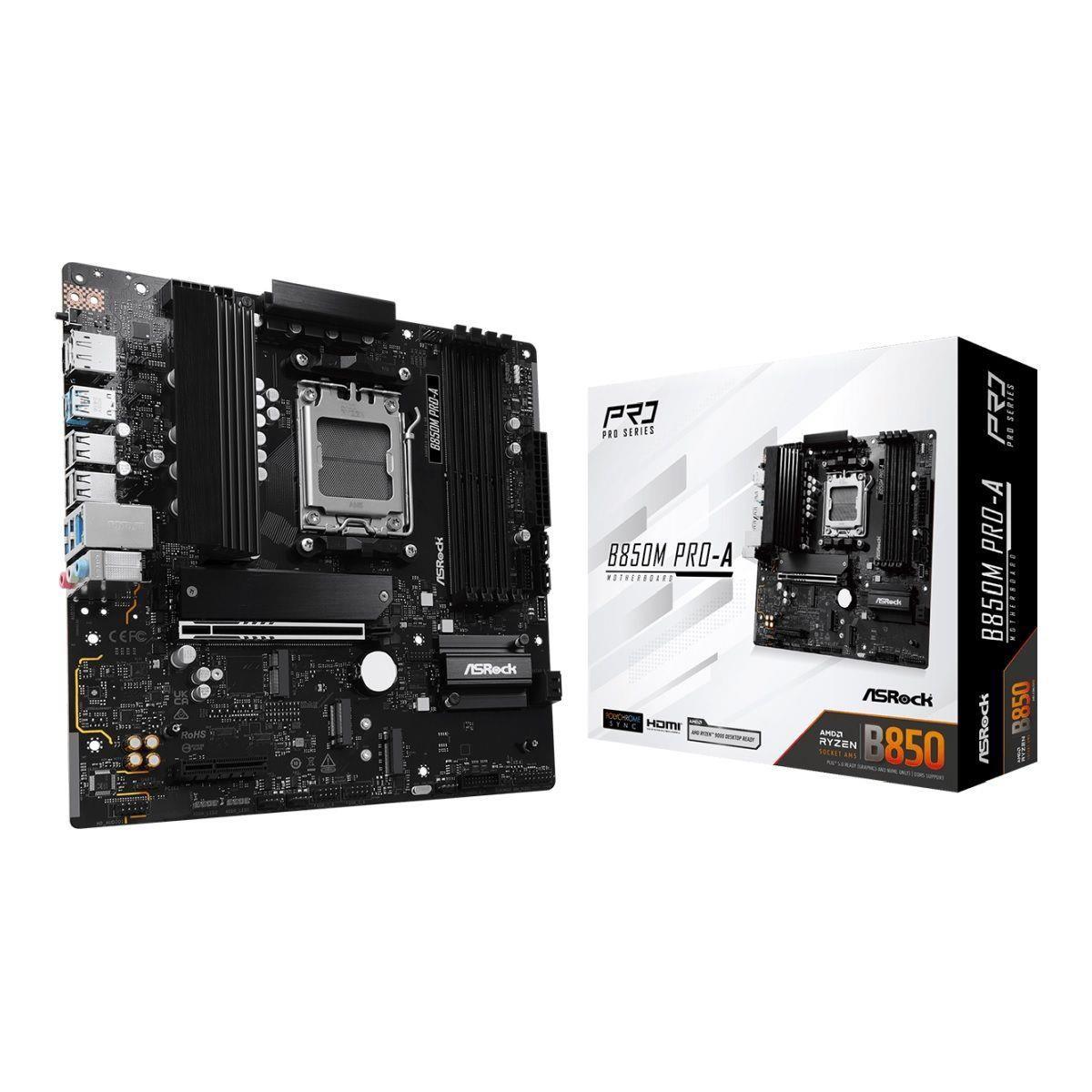 Płyta ASrock B850M Pro-A /AMD B850/DDR5/SATA3/M.2/USB3.1/PCIe5.0/AM5/mATX — zdjęcie 5