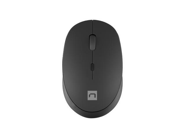 Mysz bezprzewodowa Natec Harrier 2 bluetooth 5.1 1600 DPI z cichym klikiem czarna — zdjęcie 1