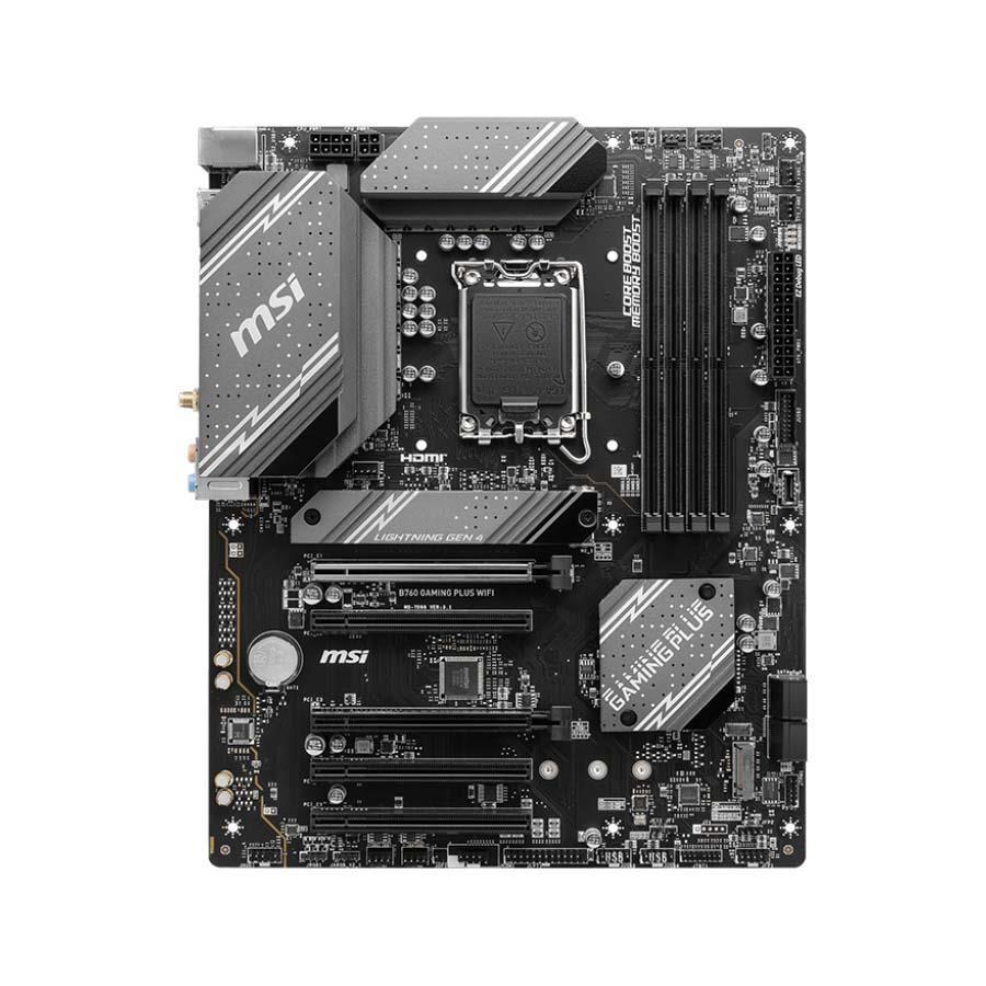Płyta MSI B760 GAMING PLUS WIFI /B760/DDR5/SATA3/M.2/USB3.2/WiFi/BT/PCIe4.0/s.1700/ATX — zdjęcie 1