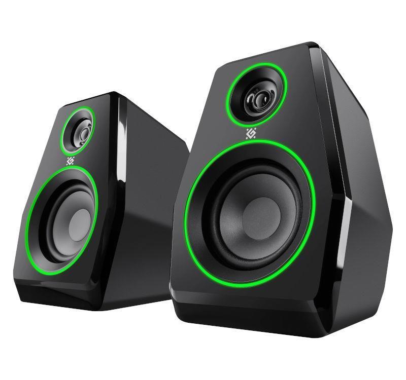 Głośniki Defender SOLAR 10 2.0 10W Bluetooth USB podświetlenie RGB — zdjęcie 7