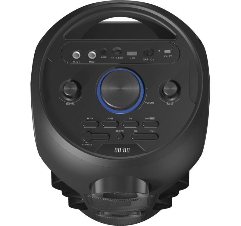 Głośnik Defender G78 Bluetooth 70W MP3/FM/SD/USB/AUX/TWS/LED KARAOKE czarny PILOT — zdjęcie 3
