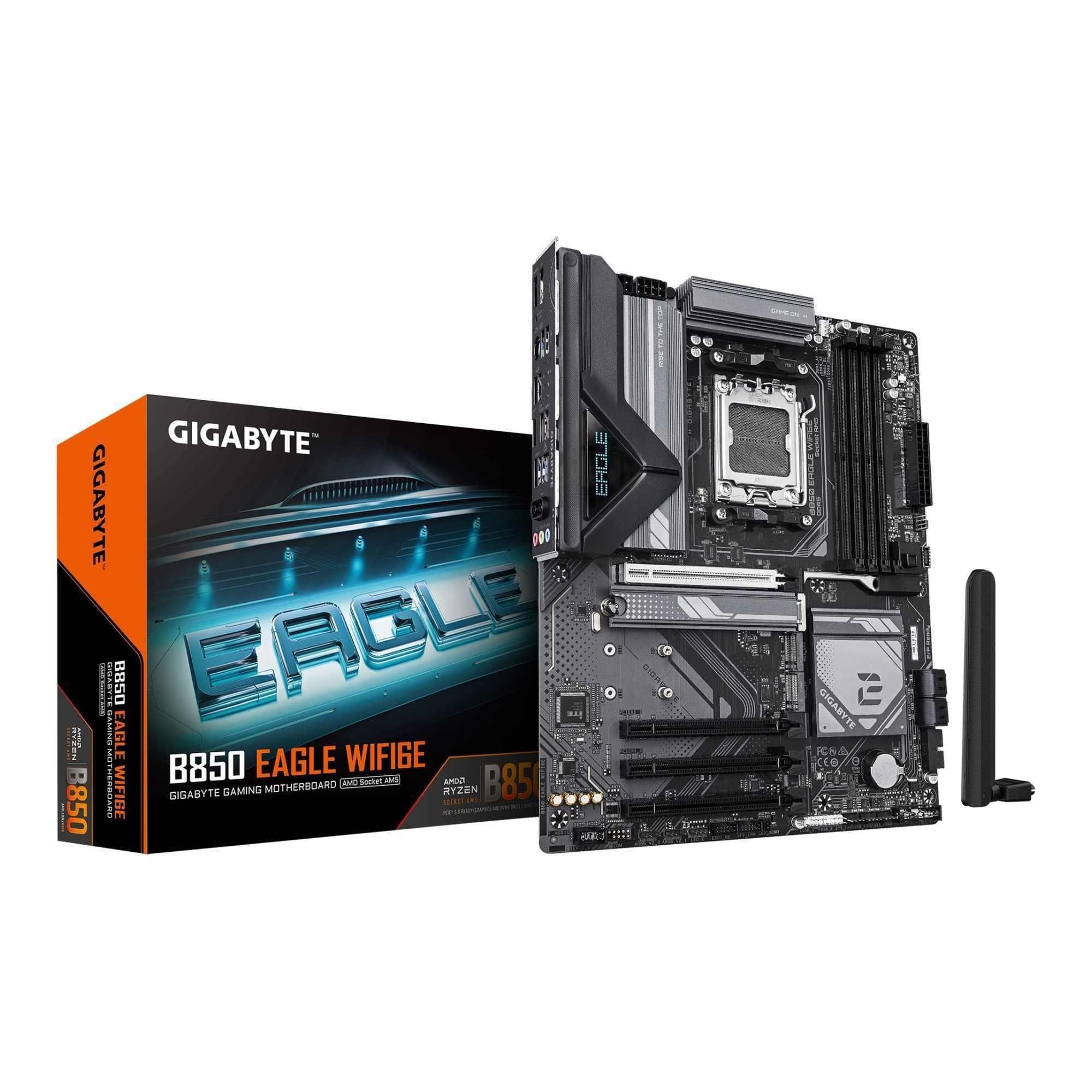 Płyta Gigabyte B850 EAGLE WIFI6E /AMD B850/DDR5/SATA3/M.2/USB3.1/PCIe5.0/WiFi/BT/AM5/ATX — zdjęcie 4