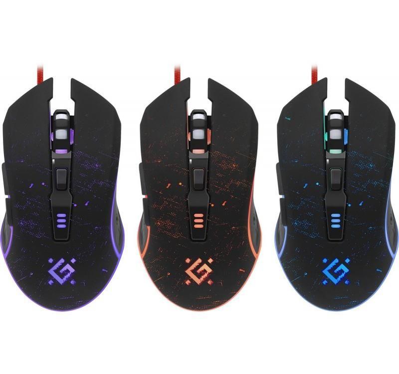 Mysz przewodowa Defender DRAGLEN GM-907 7200dpi 6P + podkładka + GRA Gaming — zdjęcie 2