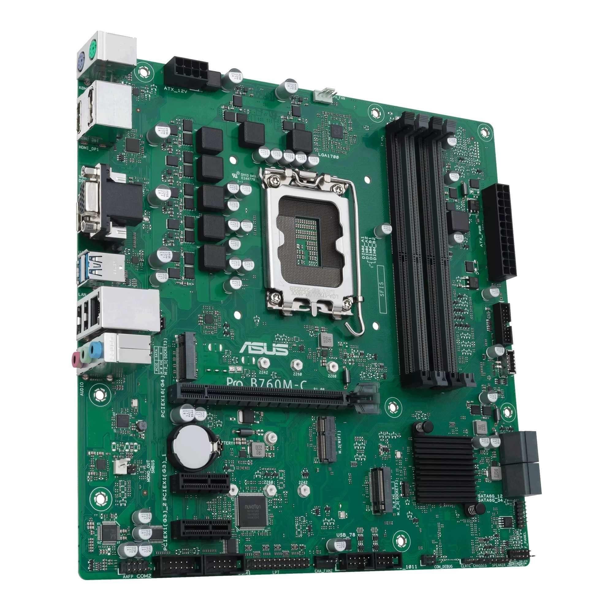 Płyta Asus PRO B760M-C-CSM /B760/DDR5/SATA3/M.2/USB3.0/PCIe4.0/s.1700/mATX — zdjęcie 3