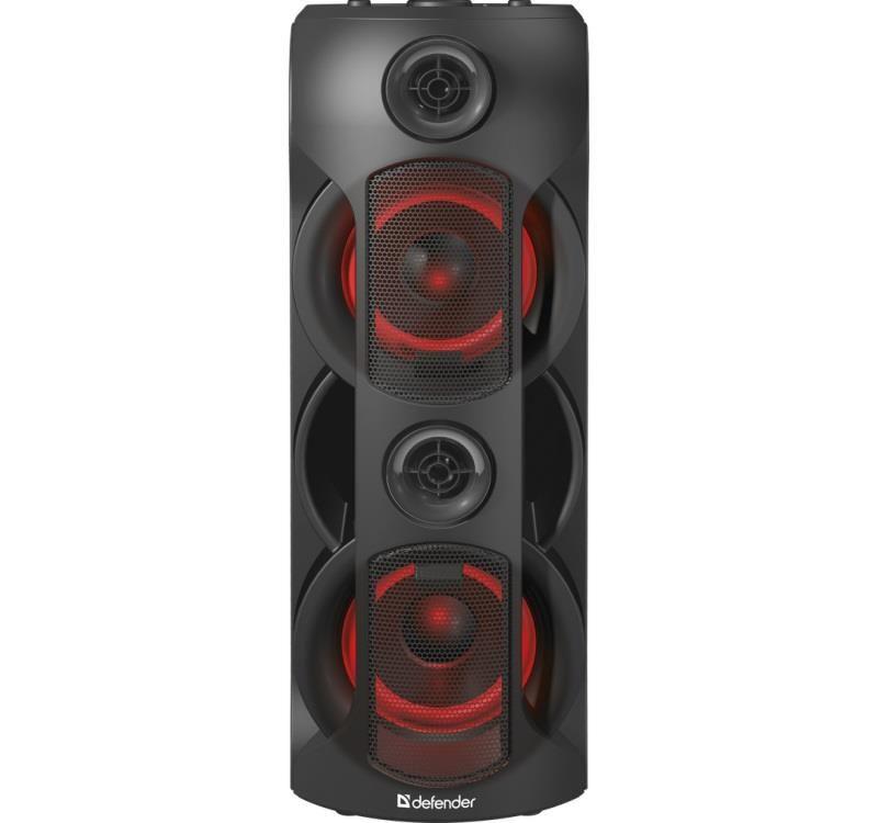Głośnik Defender G78 Bluetooth 70W MP3/FM/SD/USB/AUX/TWS/LED KARAOKE czarny PILOT — zdjęcie 2