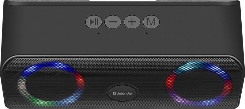 Głośnik Defender Q1 Bluetooth 10W BT/FM/TF/USB/AUX/TWS/LED — zdjęcie 2
