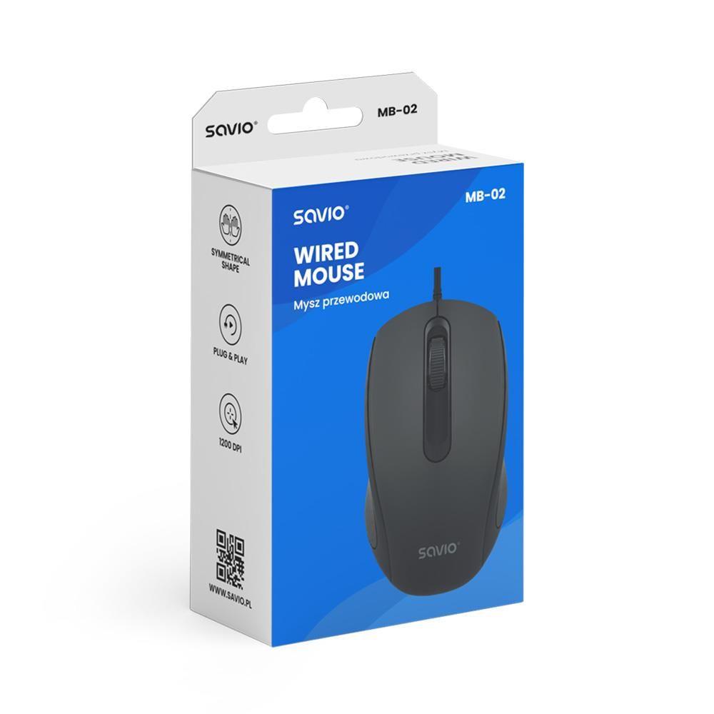 Mysz przewodowa SAVIO MB-02 — zdjęcie 4