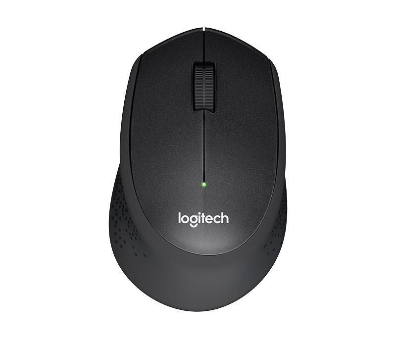 Mysz bezprzewodowa Logitech M330 Silent Plus optyczna czarna — zdjęcie 1