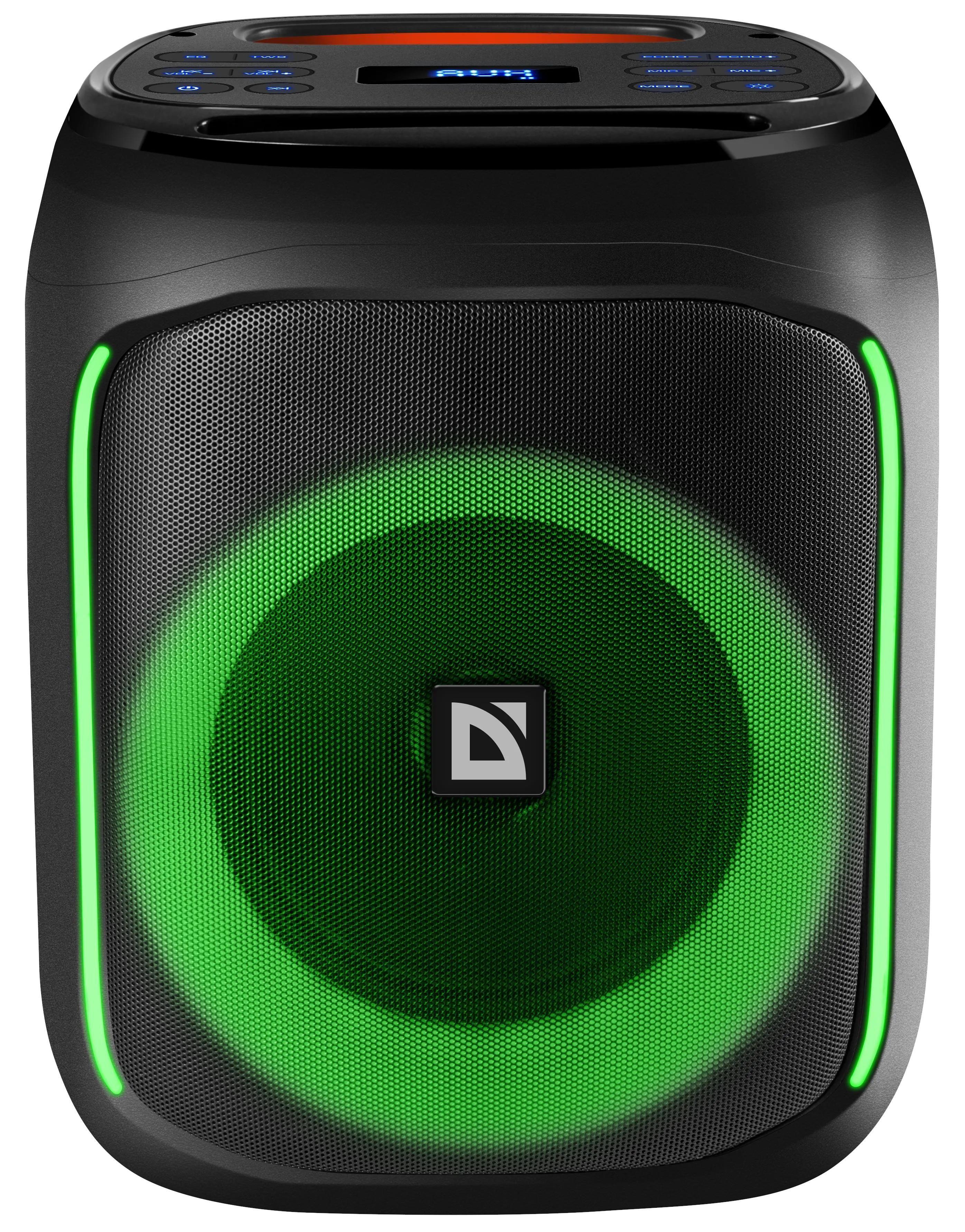 Głośnik Defender BOOMER 50 Bluetooth 50W MP3/FM/SD/USB/AUX/TWS/LED/MIC KARAOKE czarny — zdjęcie 8