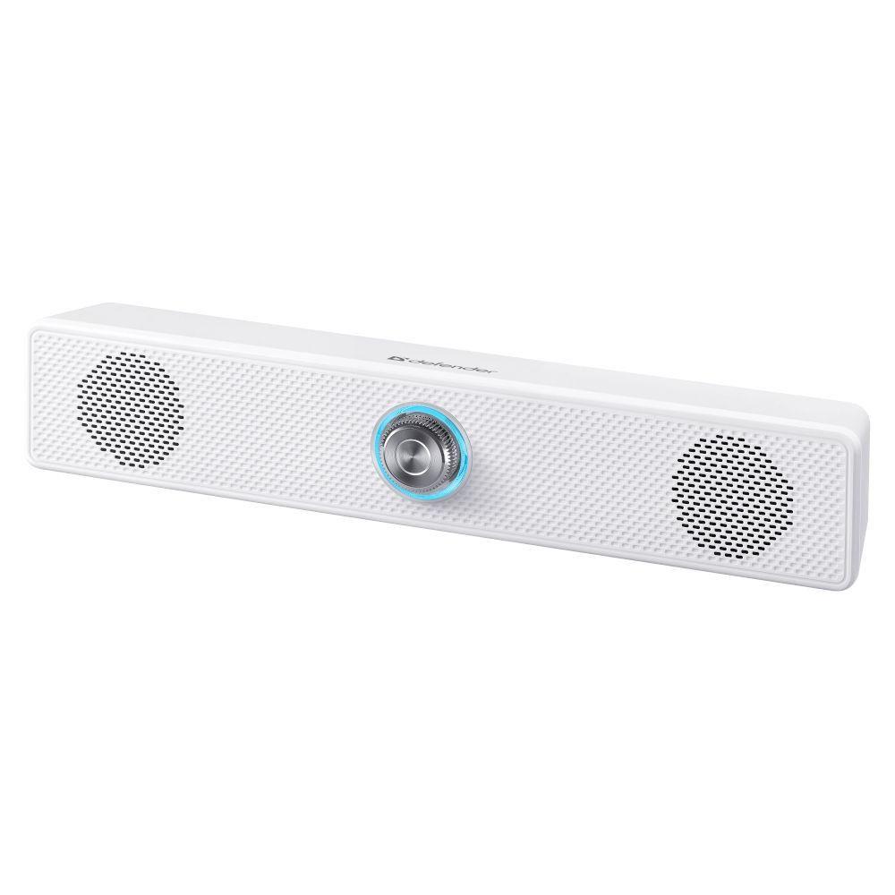 Głośnik Defender Z2 Soundbar 6W USB LED podświetlany biały — zdjęcie 1