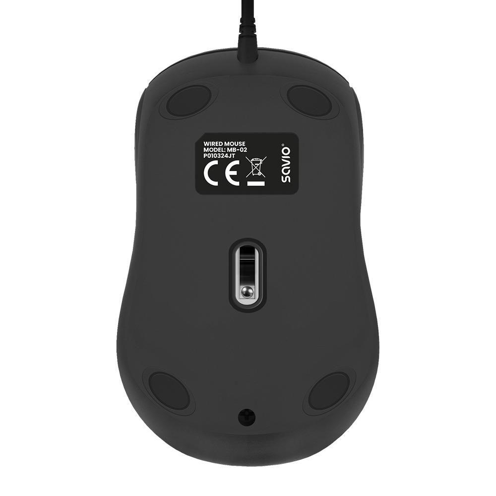 Mysz przewodowa SAVIO MB-02 — zdjęcie 2