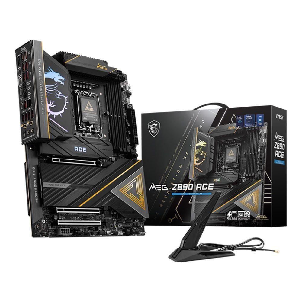 Płyta MSI MEG Z890 ACE /Z890/DDR5/SATA3/M.2/TB4/WiFi/BT/PCIe5.0/s.1851/ATX — zdjęcie 5