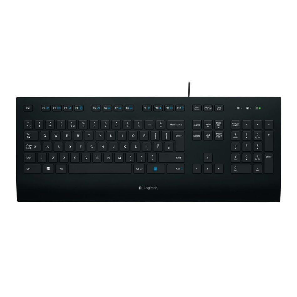 Klawiatura przewodowa Logitech K280e BUSINESS USB OEM czarna — zdjęcie 1