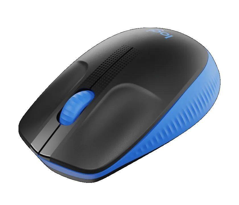 Mysz bezprzewodowa Logitech M190 optyczna niebieska — zdjęcie 3