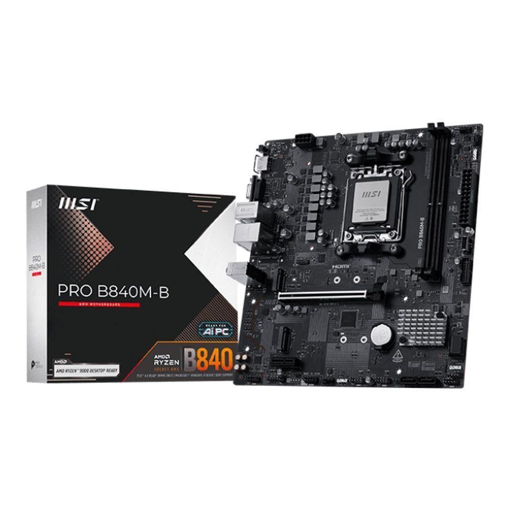 Płyta MSI PRO B840M-B /AMD B840/DDR5/SATA3/M.2/USB3.0/PCIe4.0/AM5/mATX — zdjęcie 5