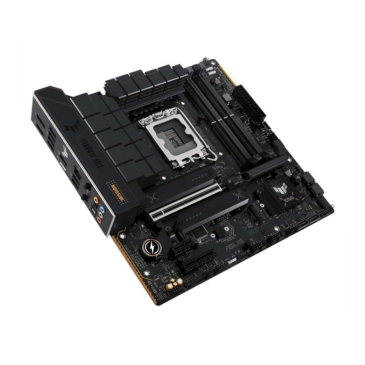 Płyta Asus TUF GAMING B760M-PLUS WIFI II /B760/DDR5/SATA3/M.2/USB3.2/WiFi/BT/PCIe5.0/s.1700/mATX — zdjęcie 4
