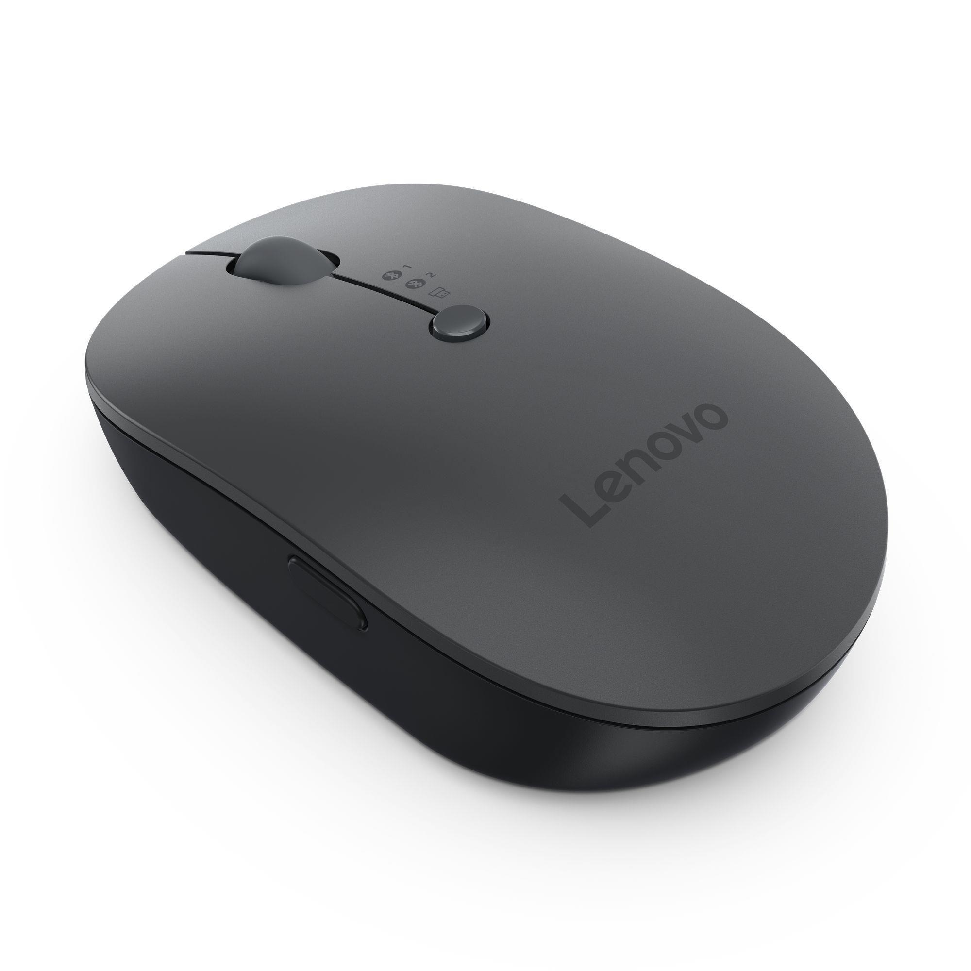 Mysz bezprzewodowa Lenovo Multi-Device Wireless Mouse (X9 Edition) optyczna szaro-czarna — zdjęcie 3