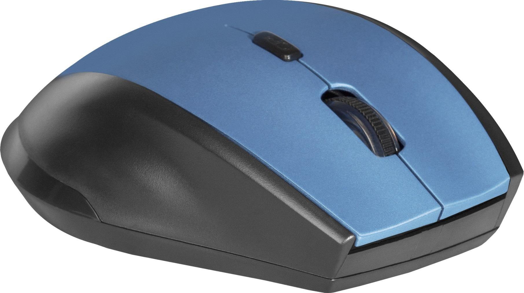 Mysz bezprzewodowa Defender ACCURA MM-365 optyczna 1600dpi 6P niebieska — zdjęcie 3