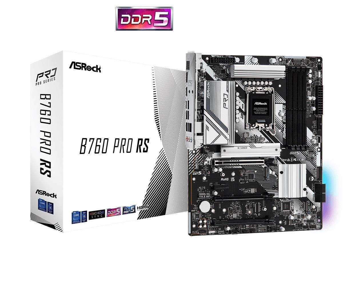 Płyta ASRock B760 PRO RS /B760/DDR5/SATA3/M.2/USB3.1/PCIe5.0/s.1700/ATX — zdjęcie 2