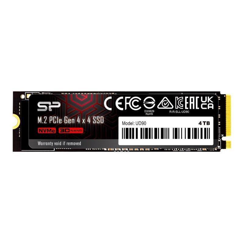 Dysk SSD Silicon Power UD90 4TB M.2 PCIe NVMe Gen4x4 NVMe 1.4 (5000/4500 MB/s)