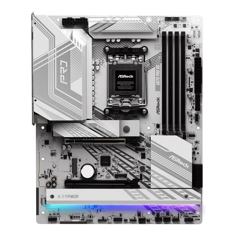 Płyta ASrock X870 PRO RS /AMD X870/DDR5/SATA3/M.2/USB4/PCIe5.0/AM5/ATX — zdjęcie 1
