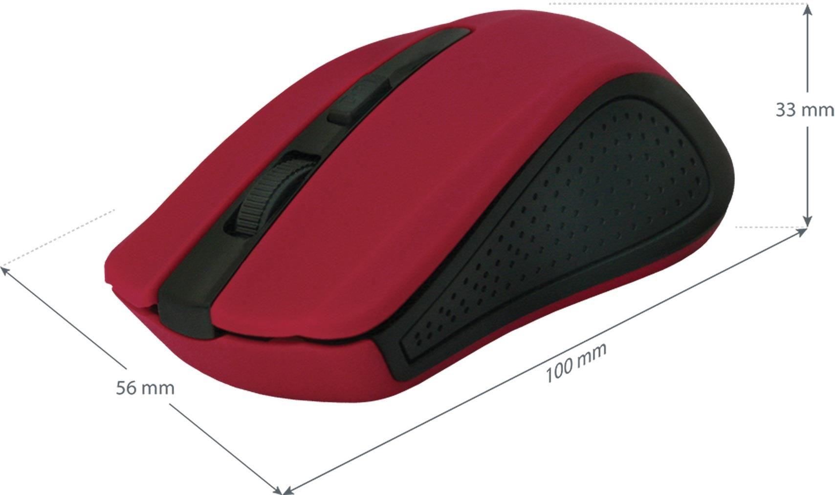 Mysz bezprzewodowa Defender ACCURA MM-935 optyczna 1600dpi 4P czerwona — zdjęcie 4