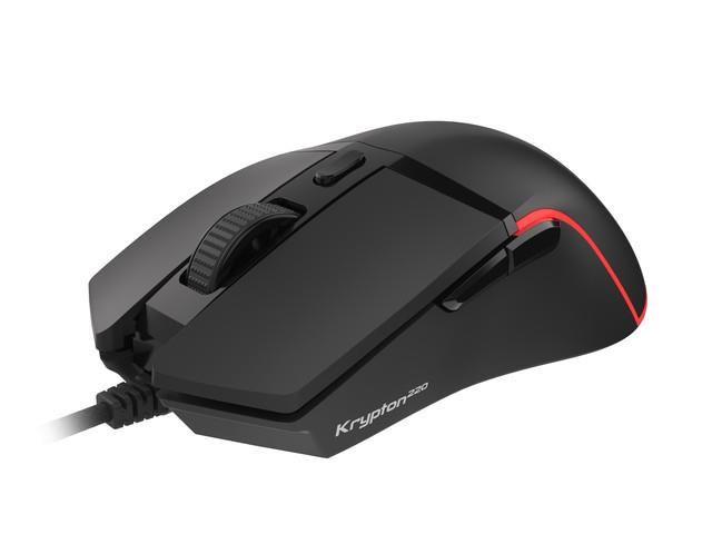 Mysz przewodowa Genesis Krypton 220 optyczna Gaming 6400DPI czarna — zdjęcie 10