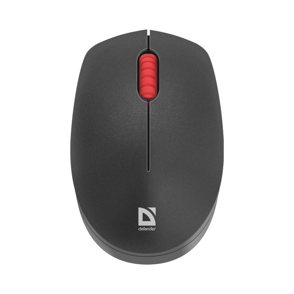 Mysz bezprzewodowa Defender TIANA MB-055 optyczna bezklikowa silent 1000dpi 3P czarna — zdjęcie 1