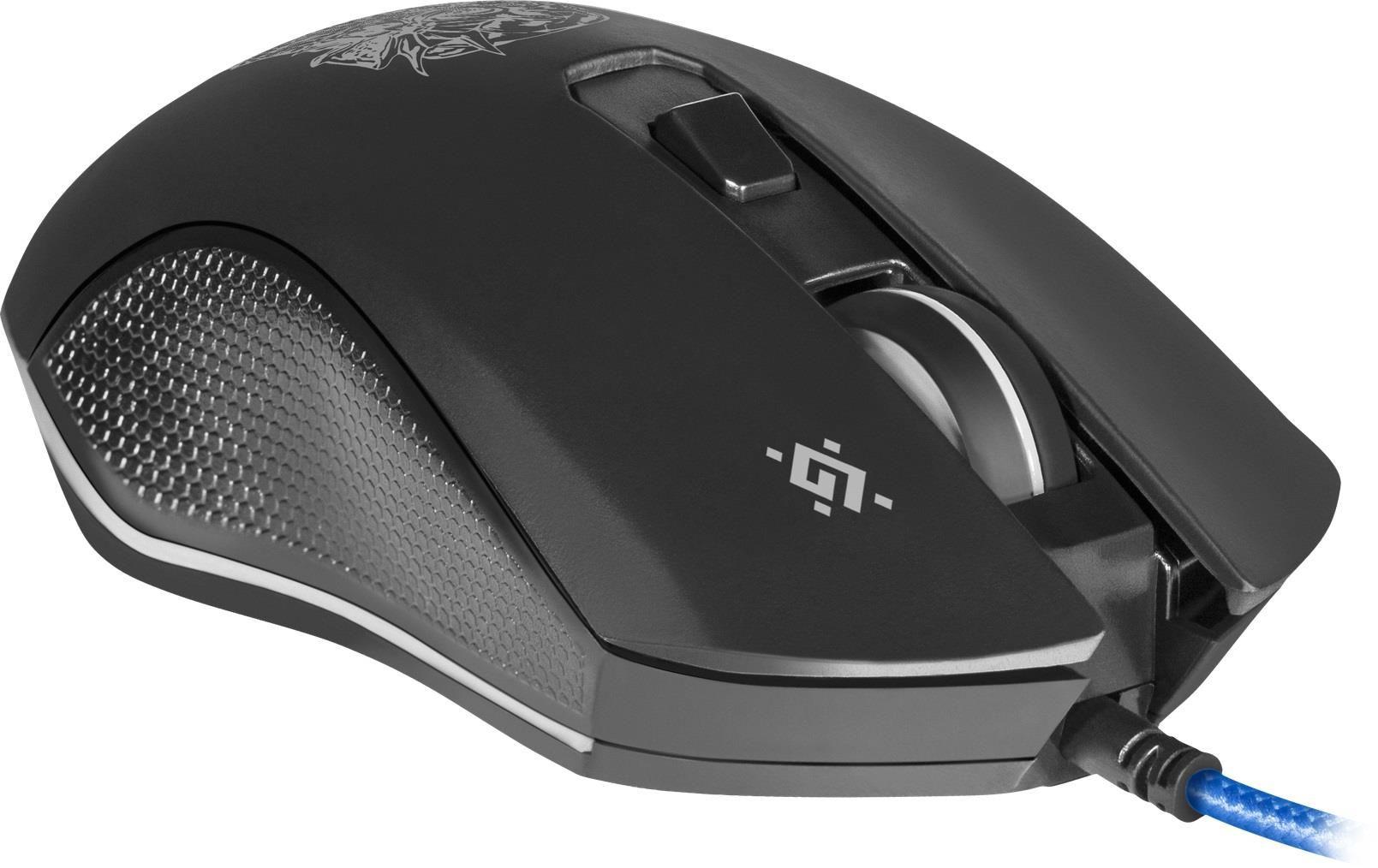 Mysz przewodowa Defender SLEIPNIR GM-927 12800dpi 6P + podkładka Gaming + GRA — zdjęcie 4