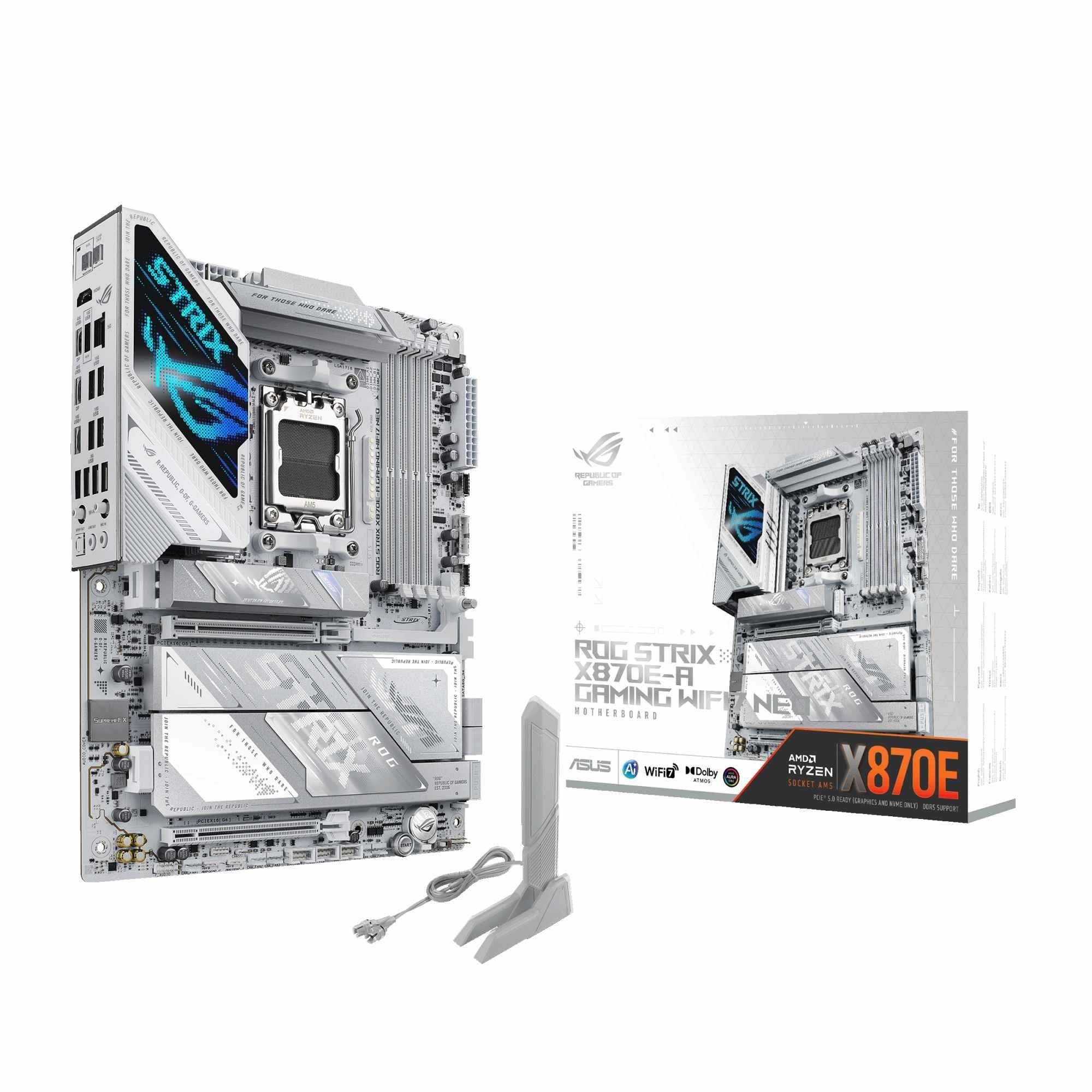 Płyta Asus ROG STRIX X870E-A GAMING WIFI7 NEO /AMD X870/DDR5/SATA3/M.2/USB4/WiFi/BT/PCIE5.0/AM5/ATX — zdjęcie 10