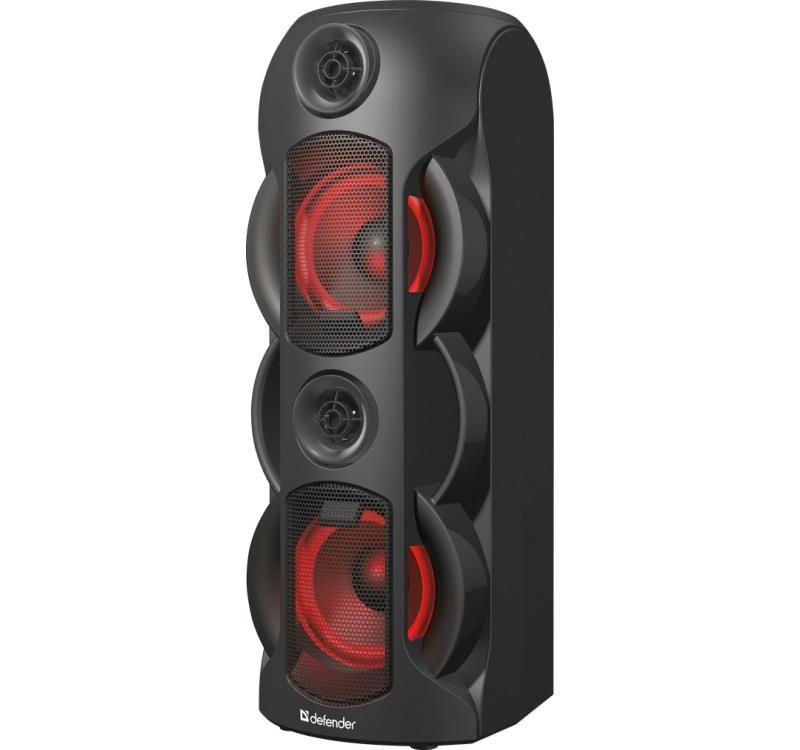 Głośnik Defender G78 Bluetooth 70W MP3/FM/SD/USB/AUX/TWS/LED KARAOKE czarny PILOT — zdjęcie 6
