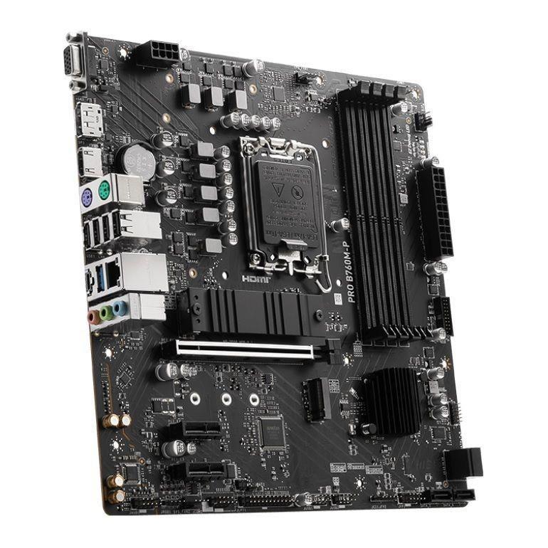 Płyta MSI PRO B760M-P /B760/DDR5/SATA3/M.2/USB3.0/PCIe4.0/s.1700/mATX — zdjęcie 3