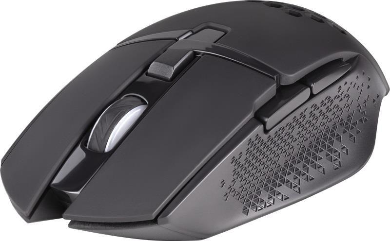 Mysz bezprzewodowa Defender GLORY GM-514 optyczna 3200dpi czarna RGB AKUMULATOR 7 przycisków Gaming — zdjęcie 3
