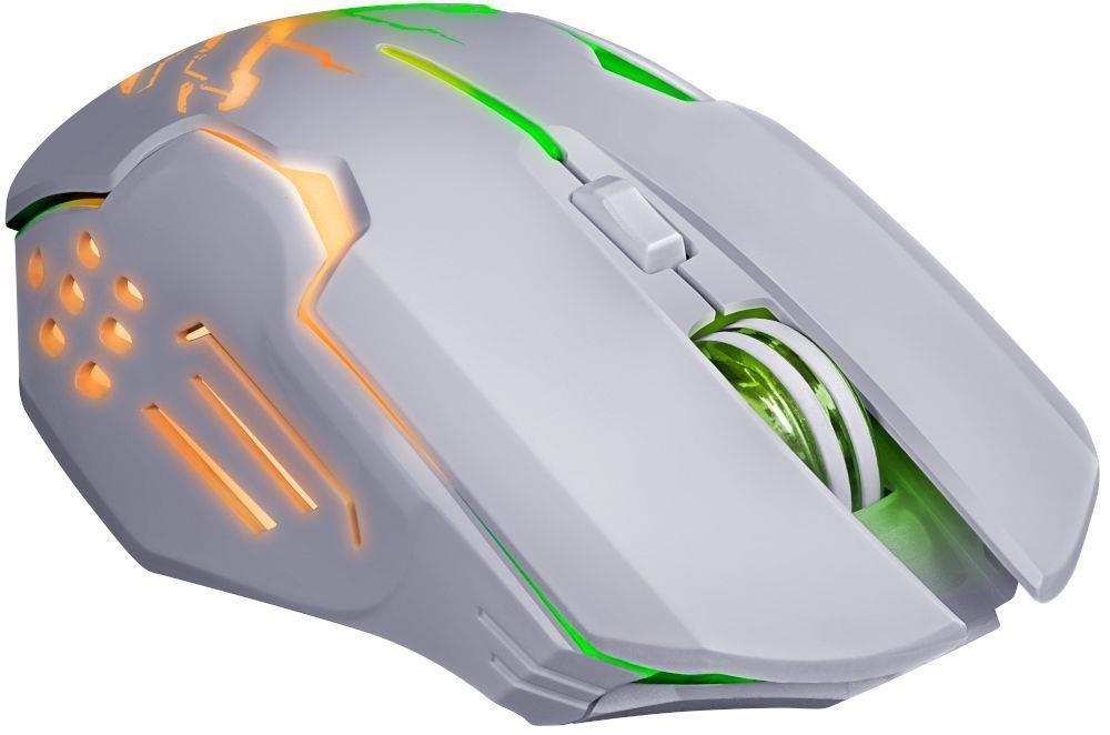 Mysz bezprzewodowa Defender KATANA GM-511 optyczna 3200dpi biała RGB AKUMULATOR 7 przycisków Gaming bezklikowa silent — zdjęcie 8