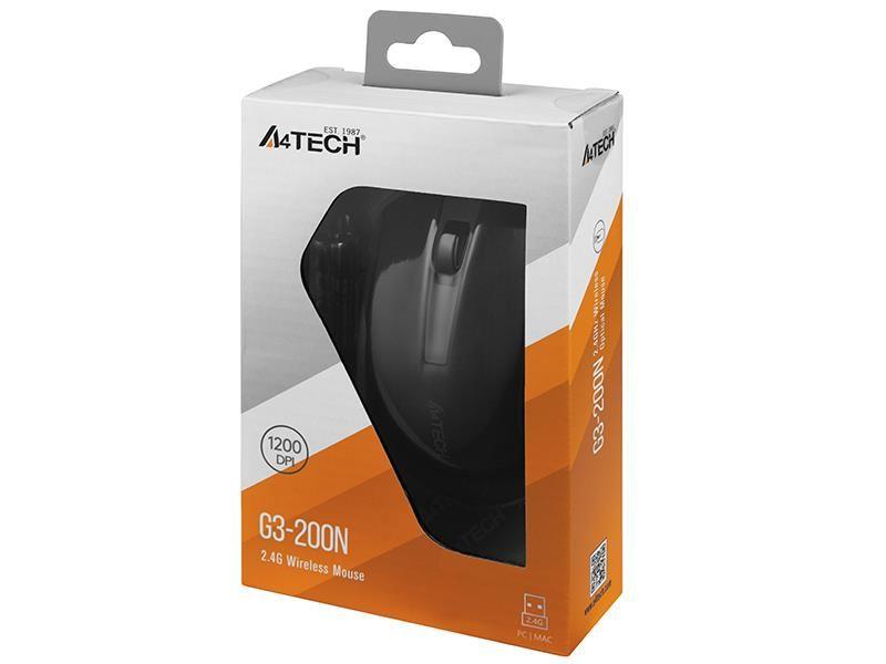 Mysz bezprzewodowa A4Tech G3-200N-1 V-Track czarna — zdjęcie 4