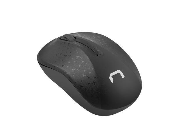 Mysz bezprzewodowa Natec Toucan optyczna 1600 DPI czarna — zdjęcie 3