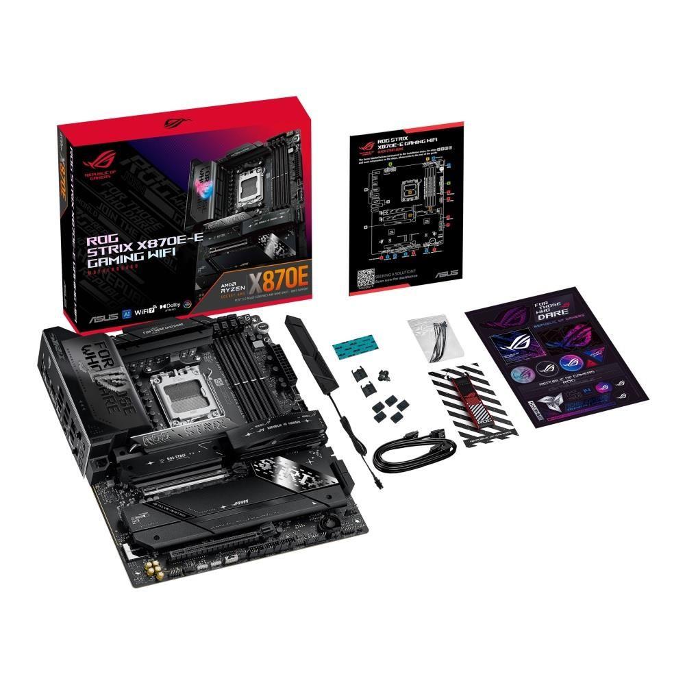 Płyta Asus ROG STRIX X870E-E GAMING WIFI /AMD X870/DDR5/SATA3/M.2/USB4/WiFi/BT/PCIe5.0/AM5/ATX — zdjęcie 7